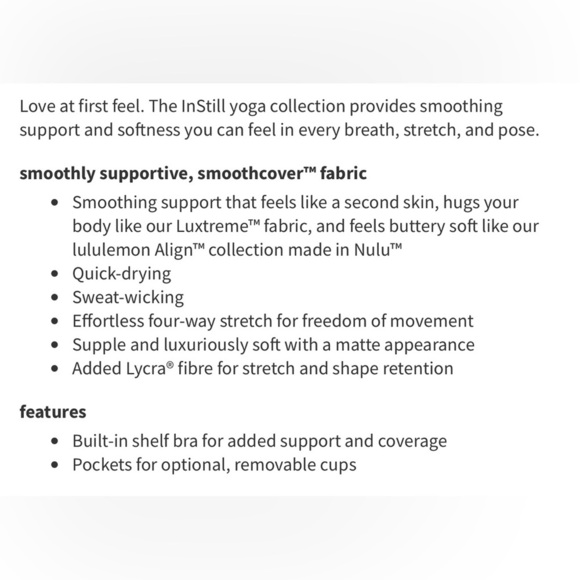 Lululemon Athletica InStill Black Sport Tank Top Size 8 - Picture 8 of 8